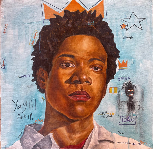 Portrait of Basquiat