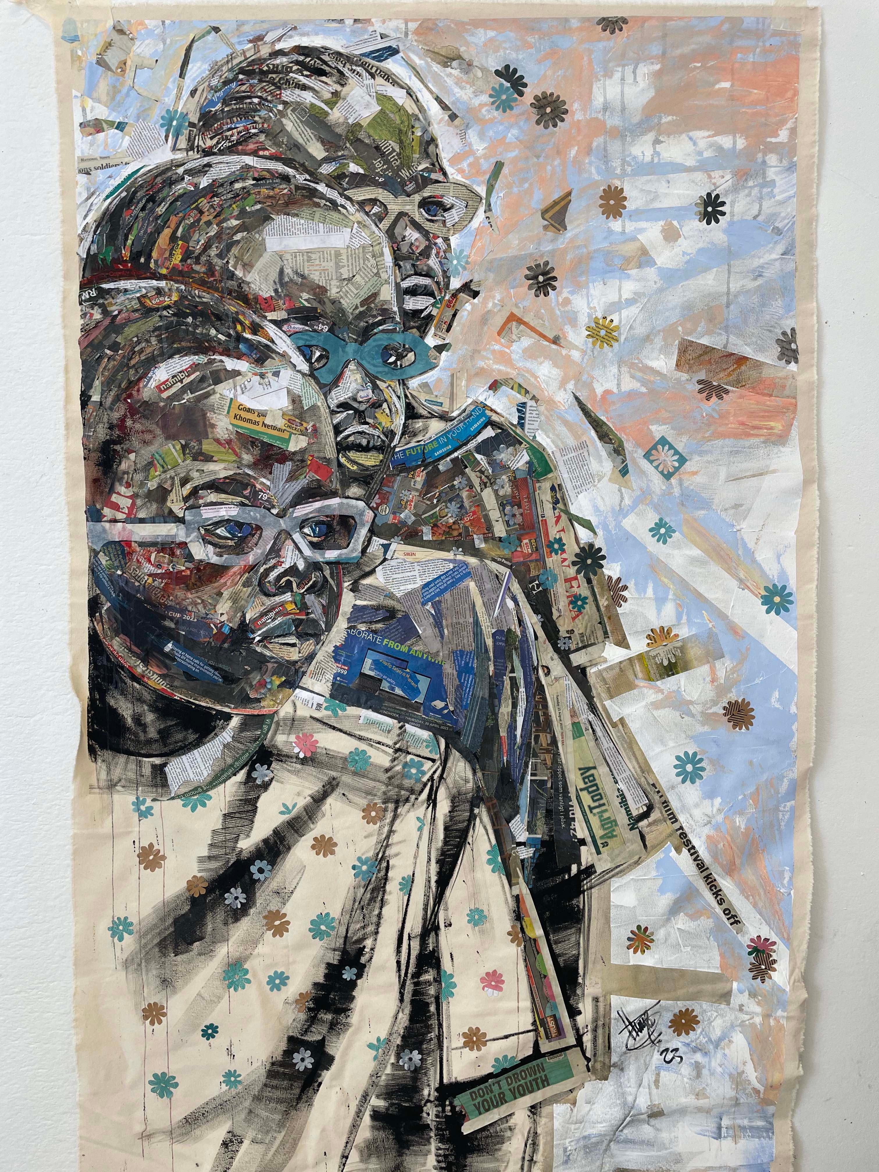 Curiosity, Collage by Hage | AFRIKANIZM ART