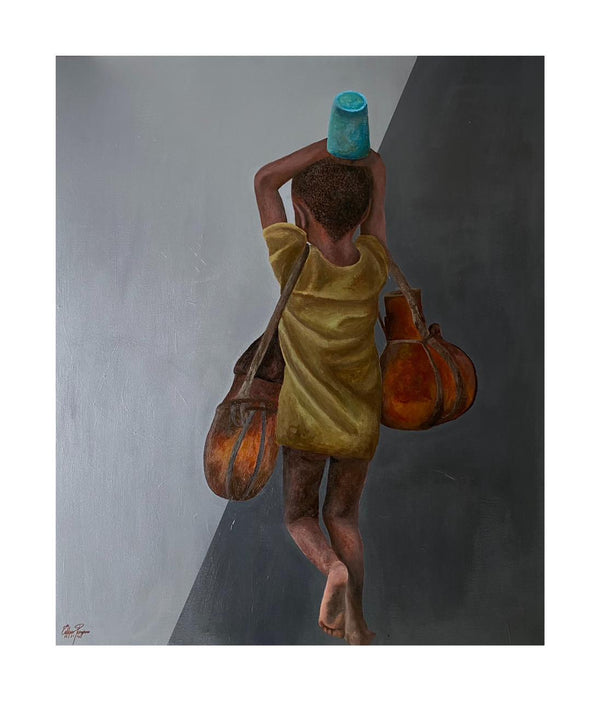 Girl Carrying Water