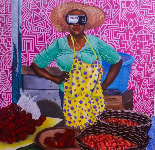 Market Woman Robert Commey - Afrikanizm